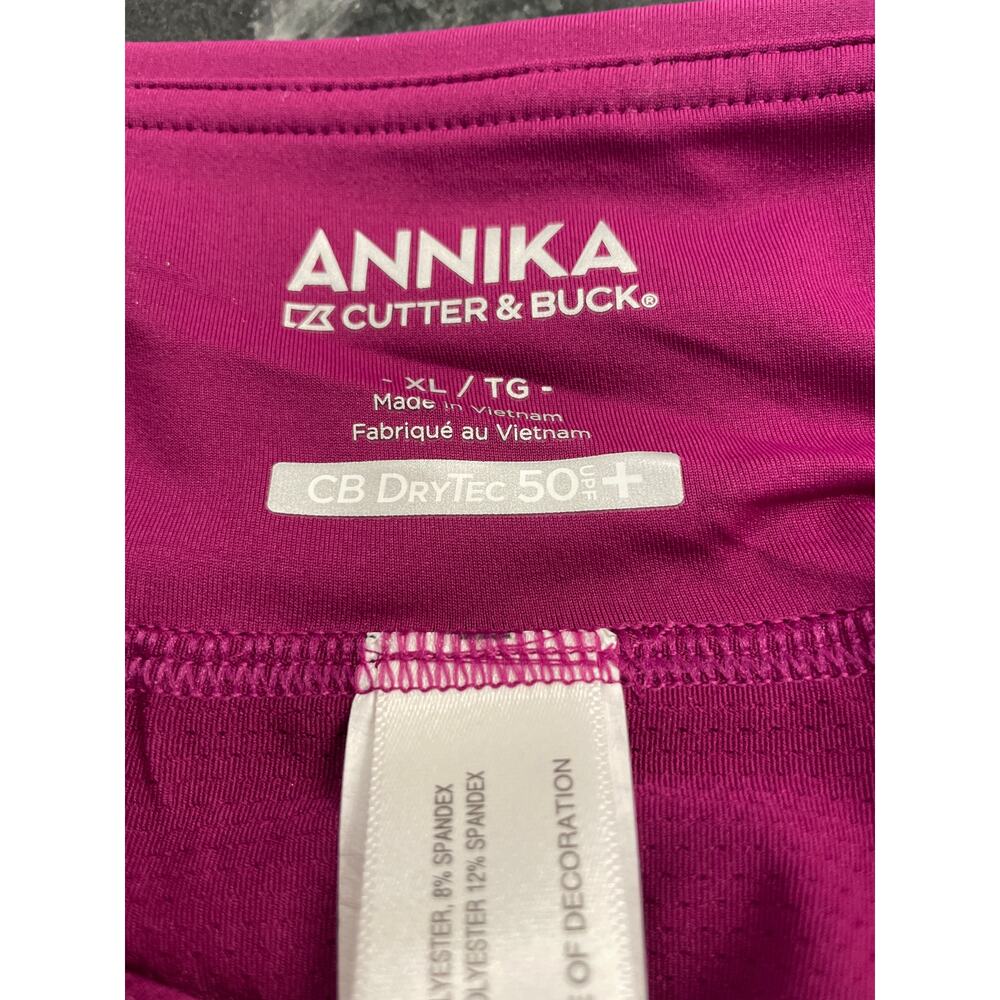 Annika Cutter& Buck NWT pink  purple golf pickleball skirt XL - Picture 3 of 9